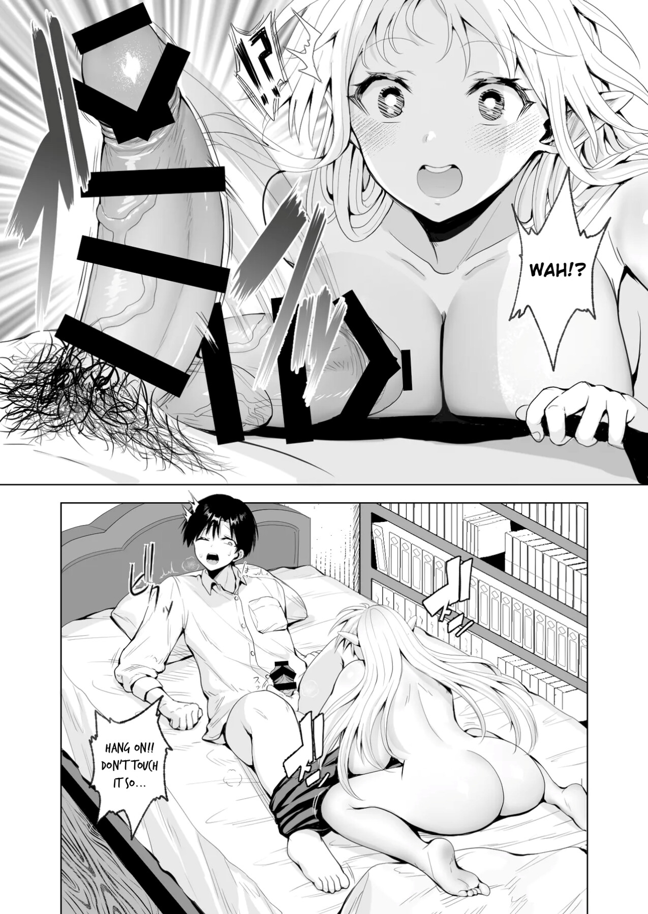 Hentai Manga Comic-Summoned to Another World as a Breeder (Savior), I Get Spoiled and Have Non-Stop Sex with my Elf Mommy-Read-19